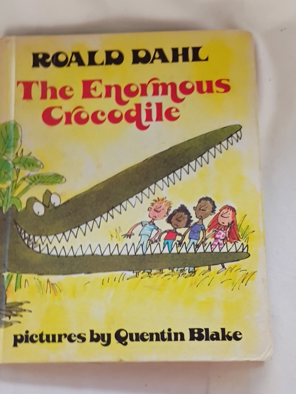 EUC Vintage 1978 The Enormous Crocodile By Roald Dahl Hardcover Book